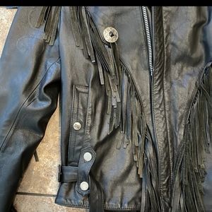 Vintage Open Road Wilson leather motorcycle jacket size medium